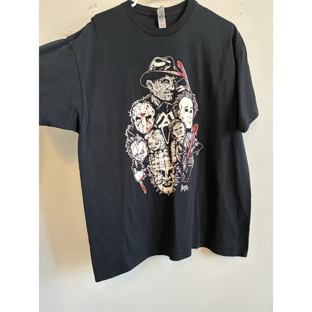 Fatal Reunion freedie scream halloween jason Graphic T-Shirt RARE GillesBone XL - Picture 13 of 13
